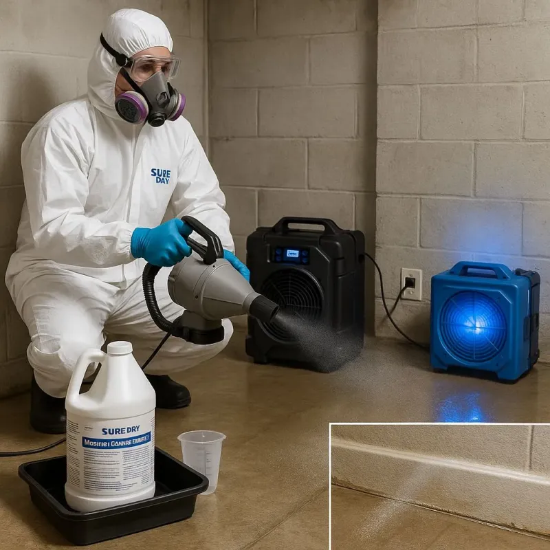 Sanitization and Odor Removal process in Benson, NC